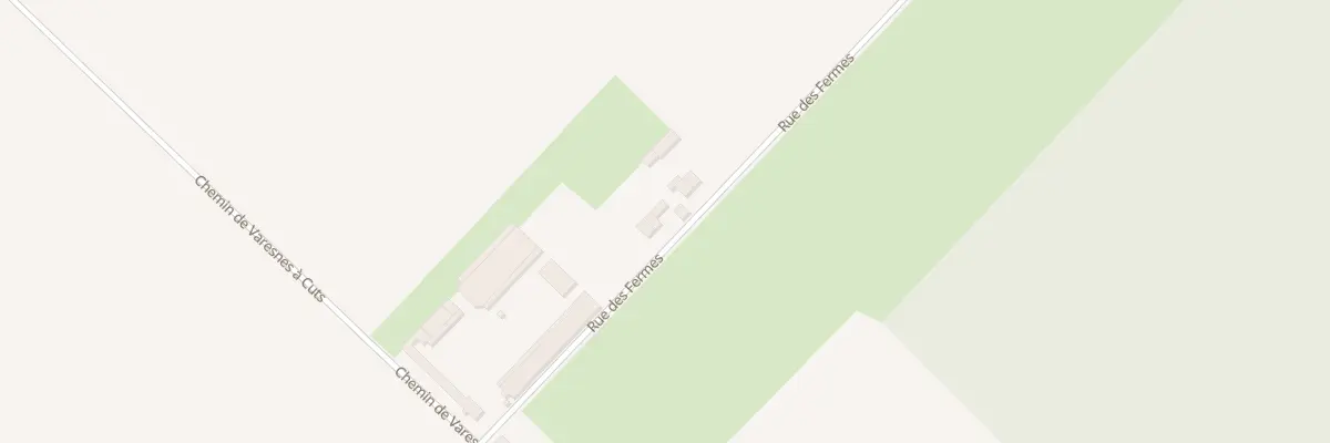 Plan du 632 Rue des Fermes à Varesnes