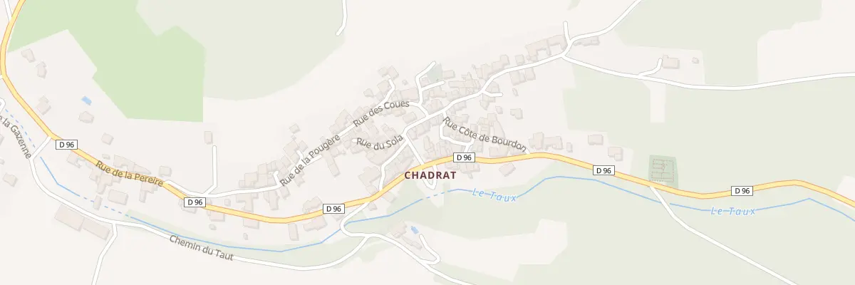 Plan du 1 Pl Jacques Pignol Chadrat à Saint-Saturnin