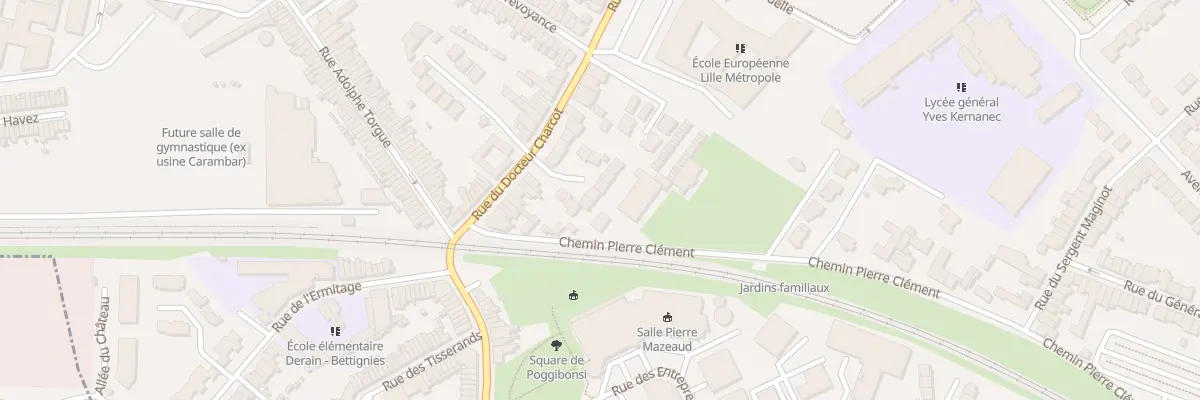 Plan du 24 Rue du Docteur Charcot à Marcq-en-Barœul