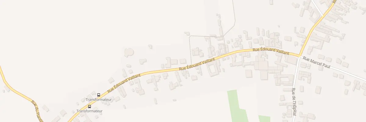 Plan du 301 Rue Edouard Vaillant à Raimbeaucourt