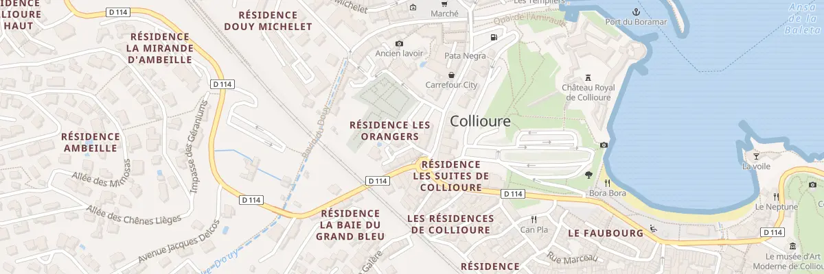 Plan du 8 Imp de la Republique à Collioure
