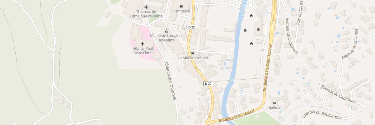 Plan du 4 Av Mal Joffre à Lamalou-les-Bains