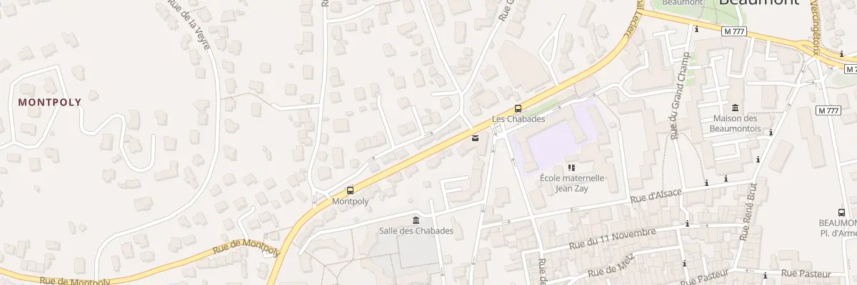 Plan du 6 Av du Mont-Dore à Beaumont