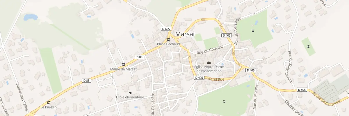 Plan du 4 Rue du Petit Coudet à Marsat