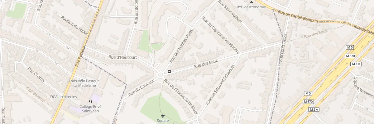 Plan du 17 Rue des Eaux à Marcq-en-Barœul