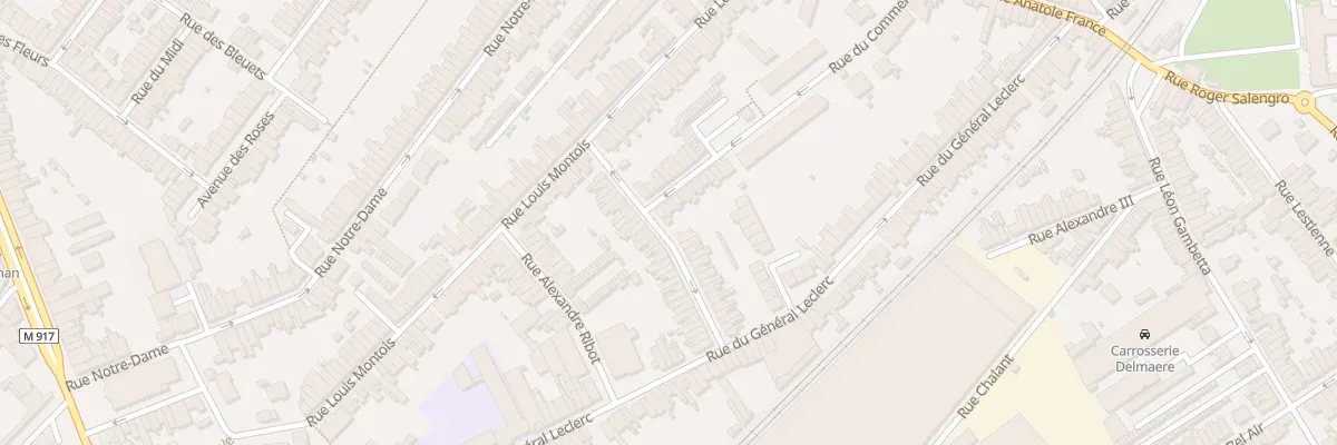 Plan du 2 Rue du Commerce à Ronchin