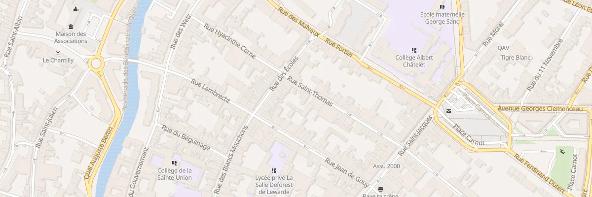 Plan du 167 Rue Saint Thomas à Douai