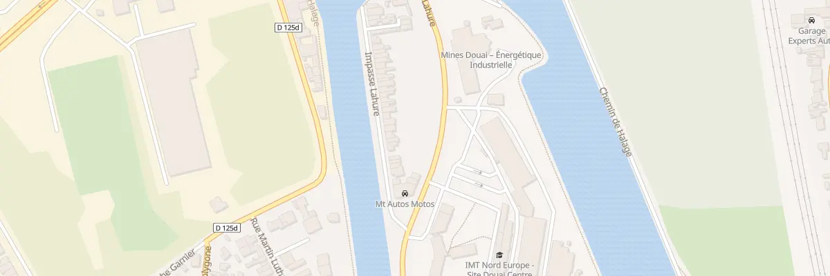 Plan du 94 Imp Lahure à Douai