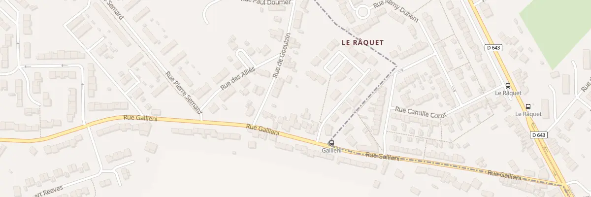 Plan du 428 Rue Gallieni à Lambres-lez-Douai
