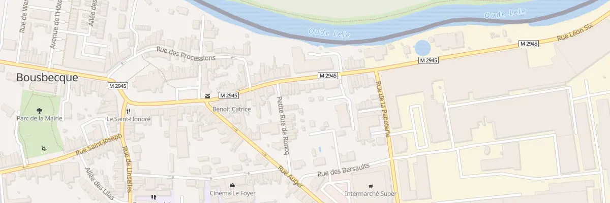 Plan du 34 Rue Léon Six à Bousbecque