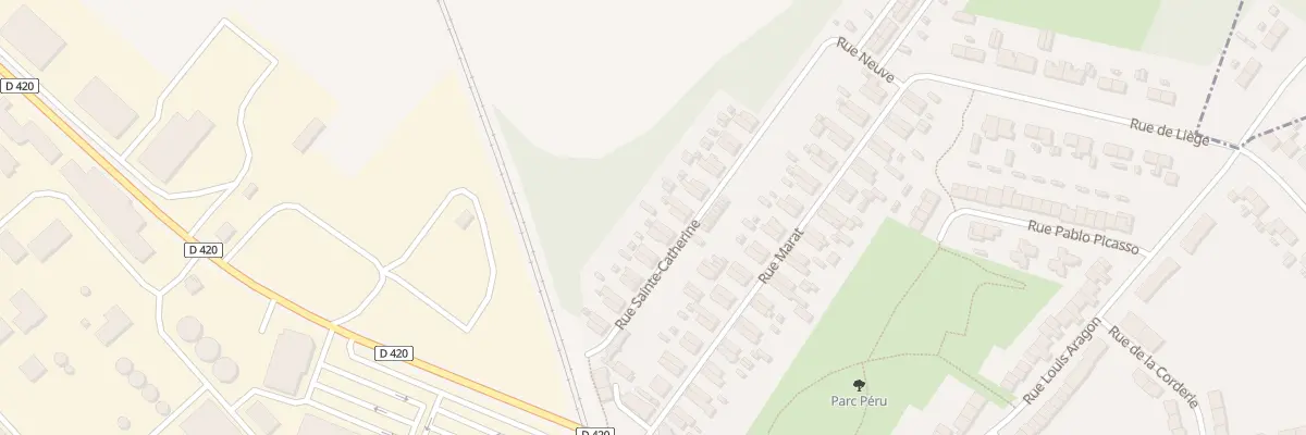 Plan du 19 Rue Sainte-Catherine à Auby