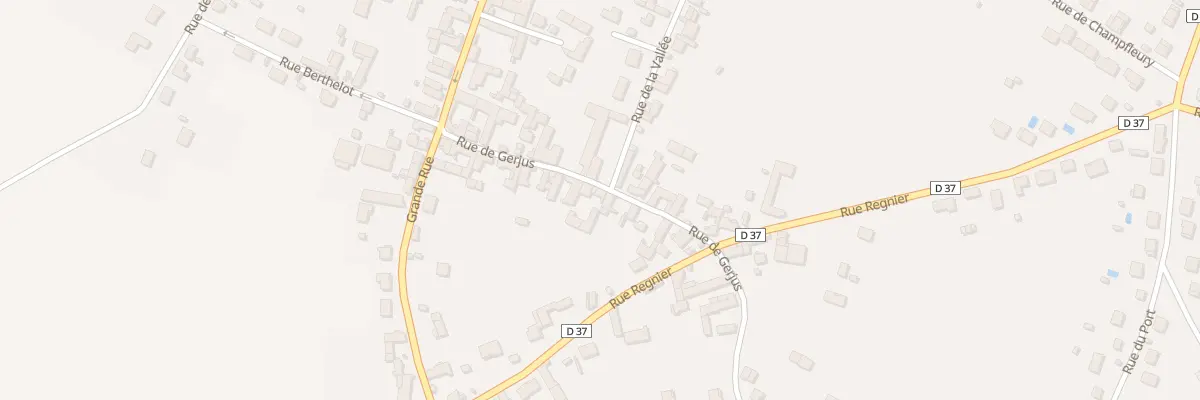 Plan du 12 Rue de Gerjus à Villeblevin