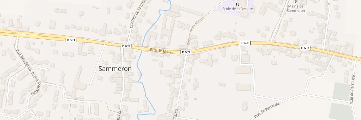Plan du 55 Rue de Metz à Sammeron