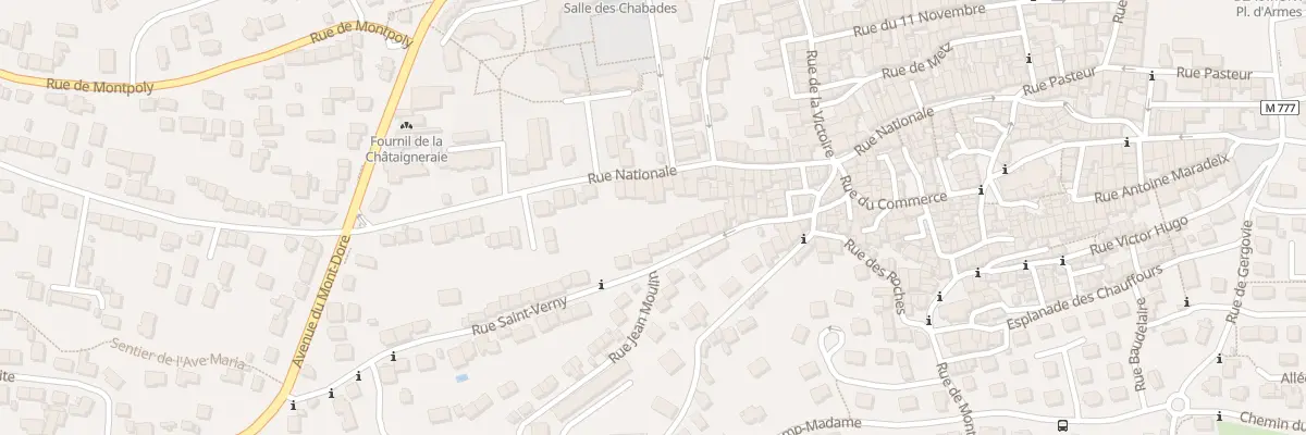 Plan du 93 Rue Nationale à Beaumont