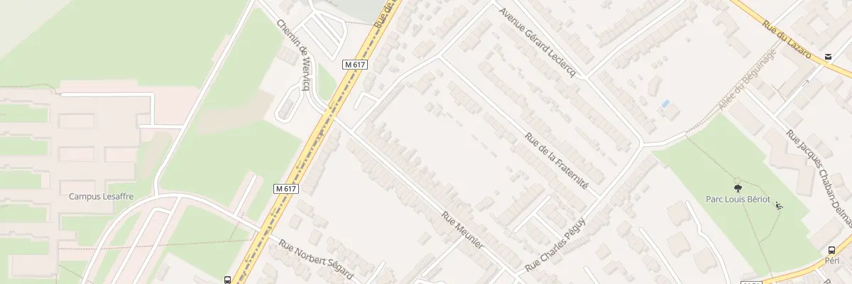 Plan du 80 Rue Meunier à Marcq-en-Barœul