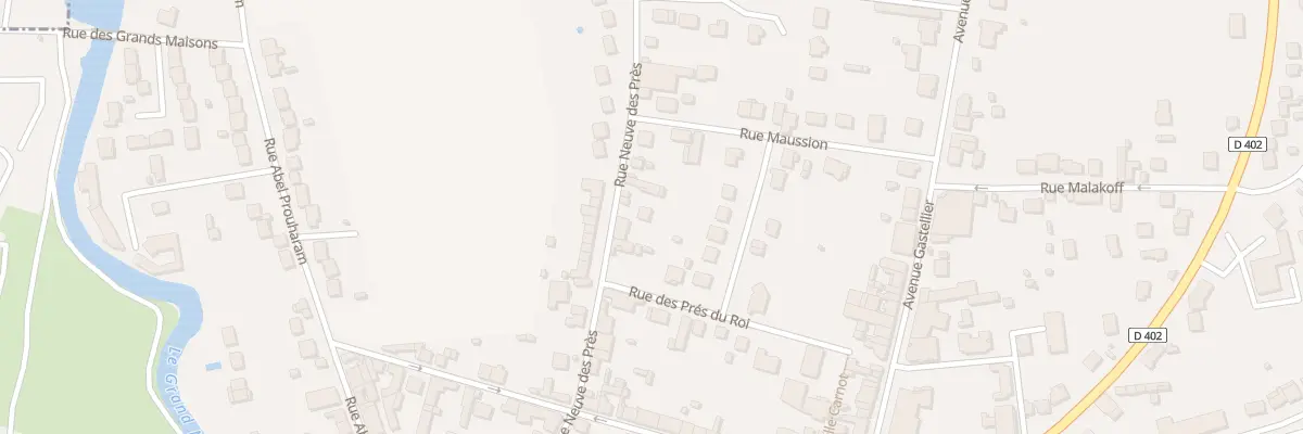 Plan du 36 Rue Neuve des Prés à Coulommiers