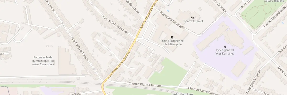 Plan du 58 Rue du Docteur Charcot à Marcq-en-Barœul