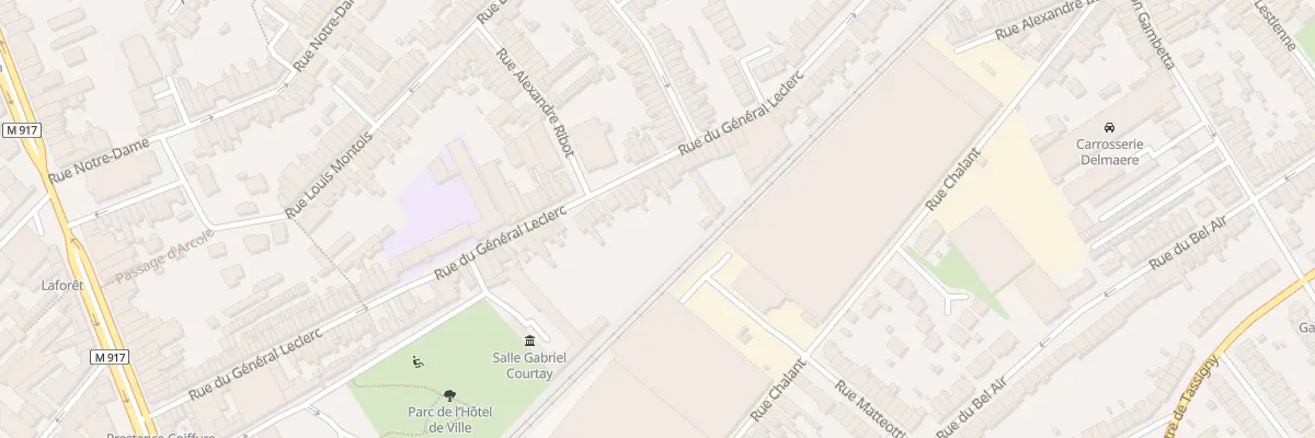 Plan du 92 Rue du Général Leclerc à Ronchin