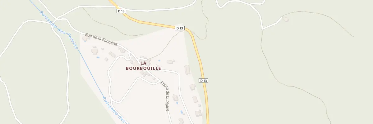 Plan de La Plaine à Taussac-la-Billière