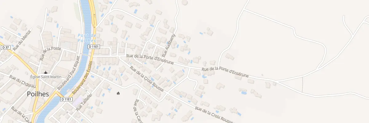 Plan du 27 Rue de la Porte d’Enserune à Poilhes