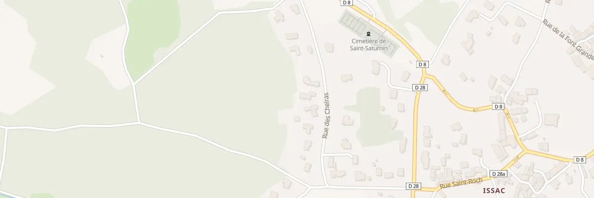 Plan du 10 Rue des Cheiras à Saint-Saturnin