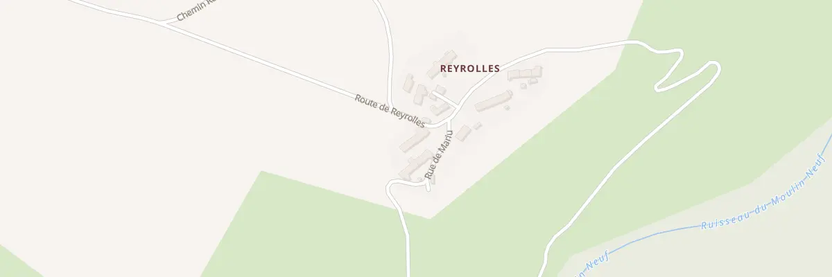 Plan du 5174 Reyrolles Est à Anzat-le-Luguet