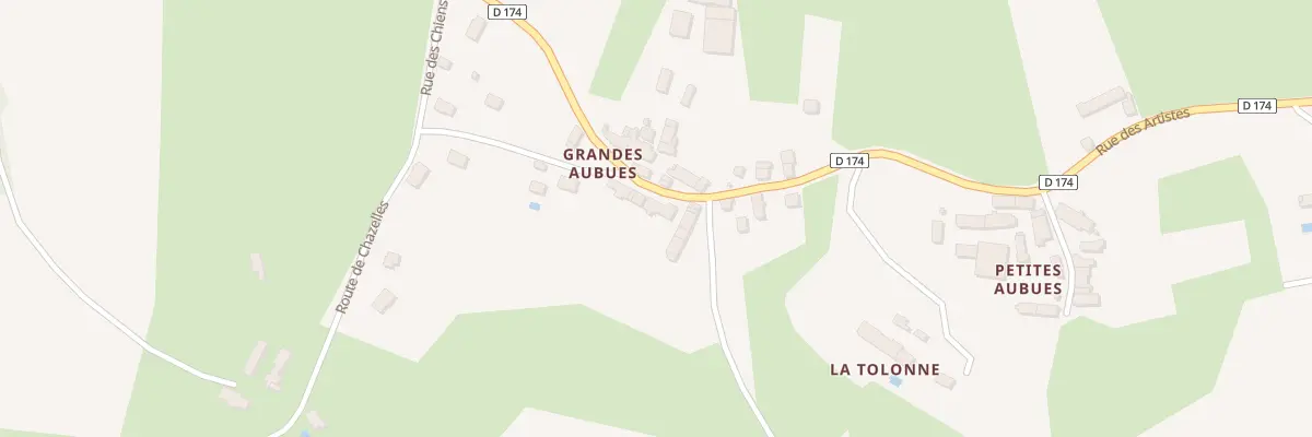 Plan du 35 Rue des Artistes à Chaulgnes