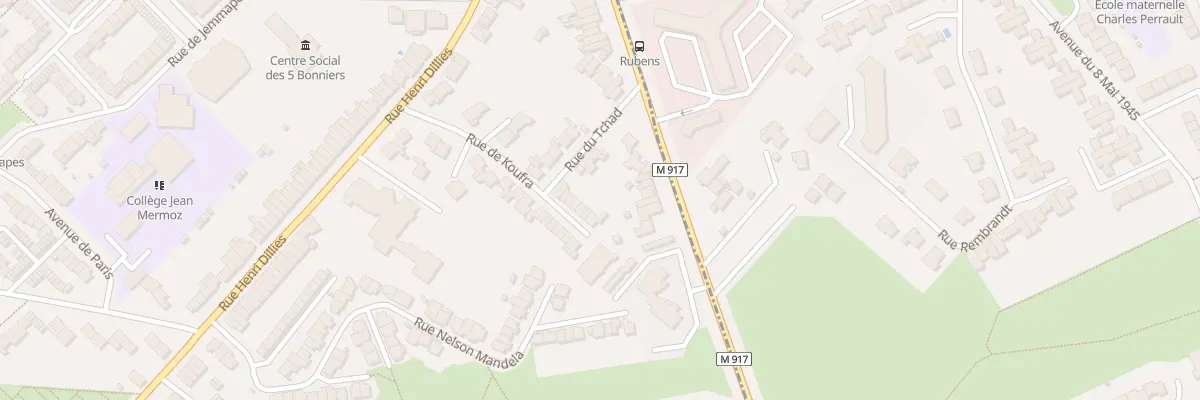 Plan du 4 Rue de Koufra à Faches-Thumesnil