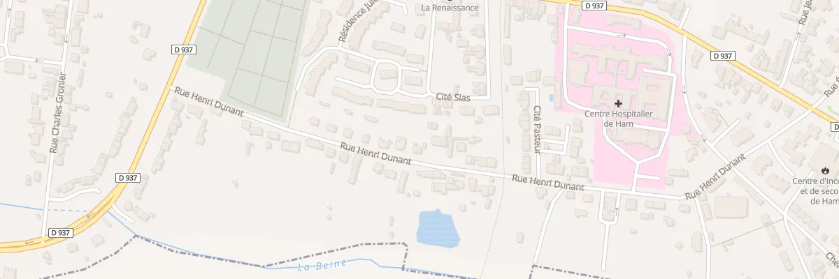 Plan du 19 Rue Henri Dunant à Ham