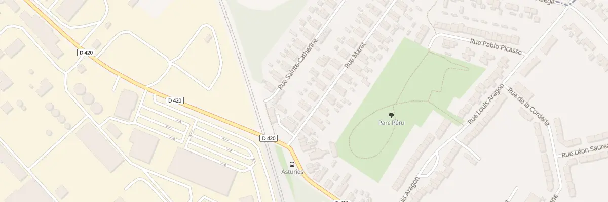 Plan du 7 Rue Marat à Auby
