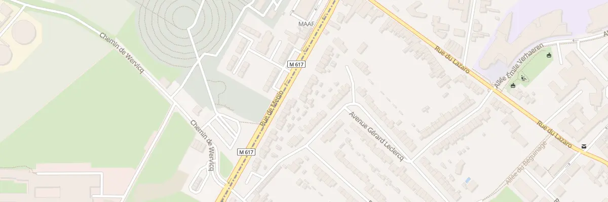Plan du 258 Rue de Menin à Marcq-en-Barœul