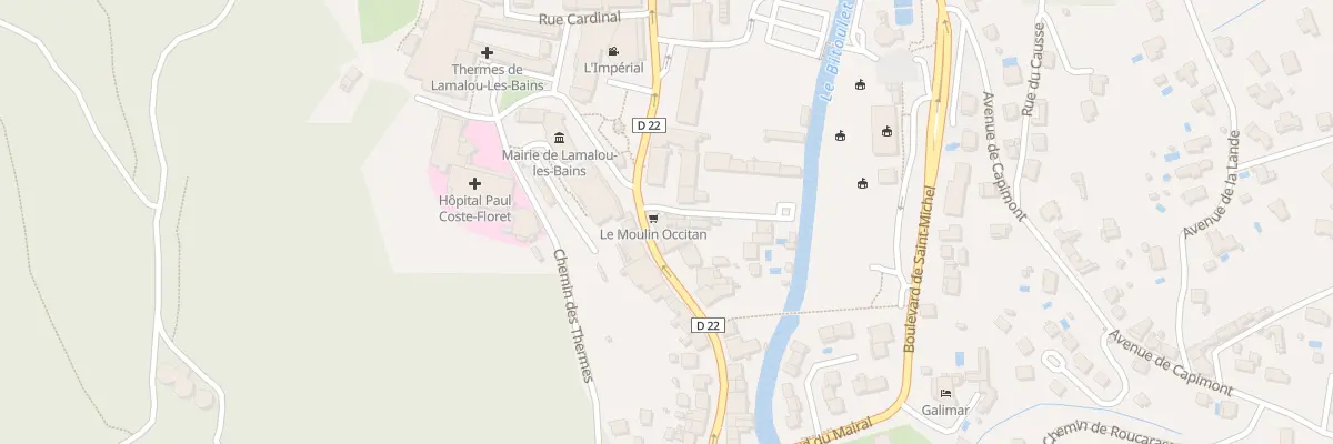 Plan du 1 Av Mal Joffre à Lamalou-les-Bains