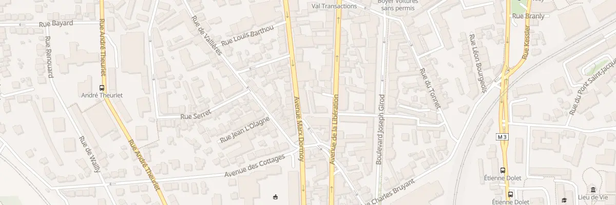 Plan du 69 Av Marx Dormoy à Clermont-Ferrand