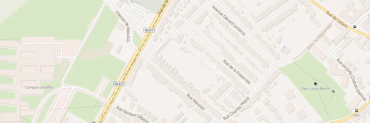 Plan du 78 Rue Meunier à Marcq-en-Barœul