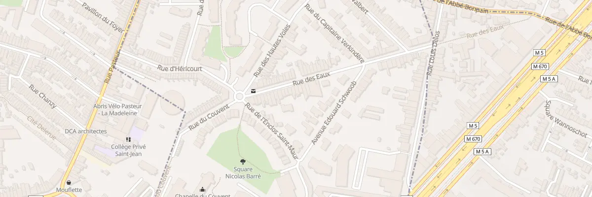 Plan du 24 Rue des Eaux à Marcq-en-Barœul
