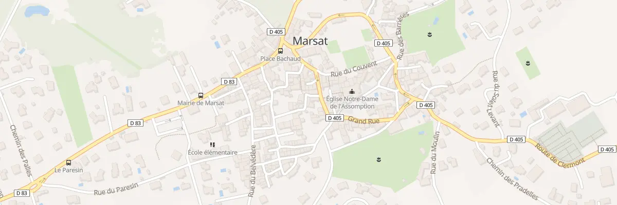 Plan du 2 Rue de la Tour à Marsat