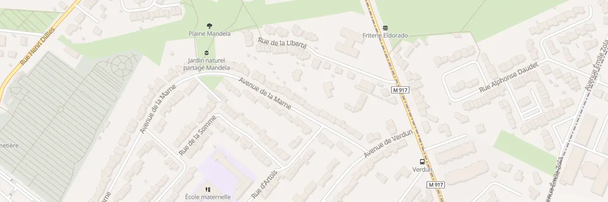 Plan du 75 Rue de la Marne à Faches-Thumesnil
