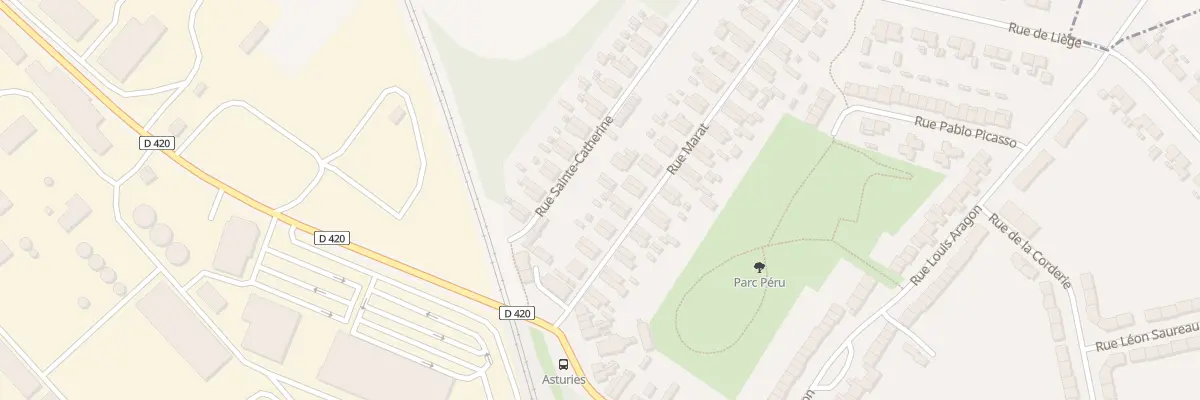Plan du 13 Rue Marat à Auby