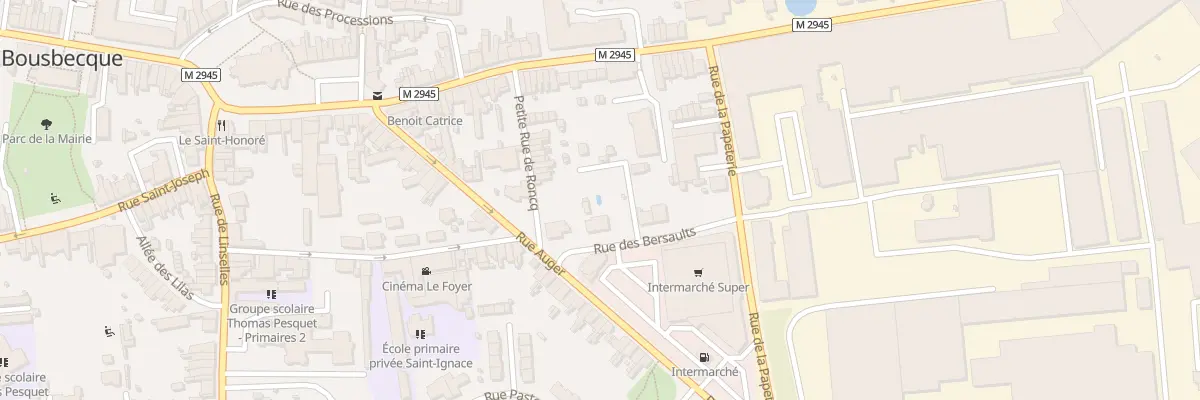 Plan du 10 Rue des Bersaults à Bousbecque