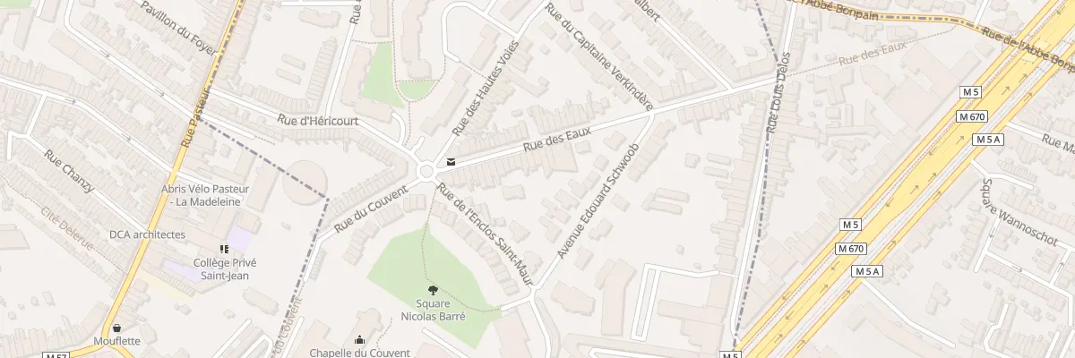 Plan du 26 Rue des Eaux à Marcq-en-Barœul