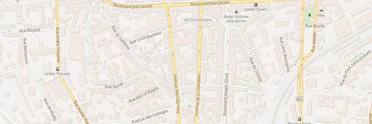Plan du 42 Av de la Libération à Clermont-Ferrand