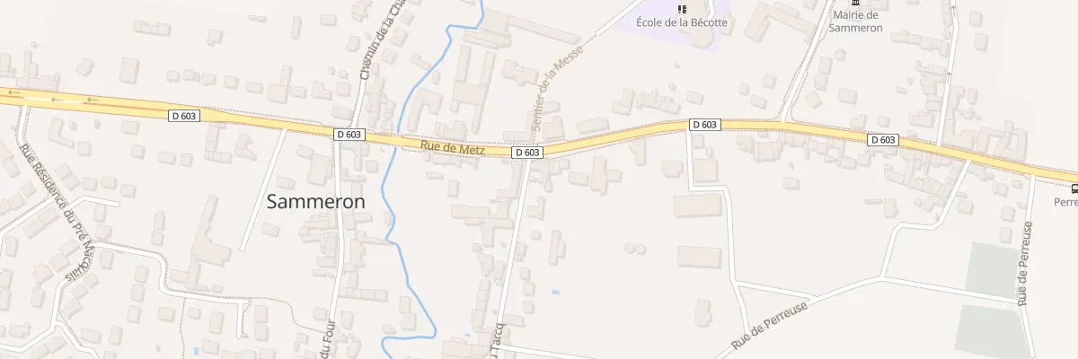 Plan du 53 Rue de Metz à Sammeron