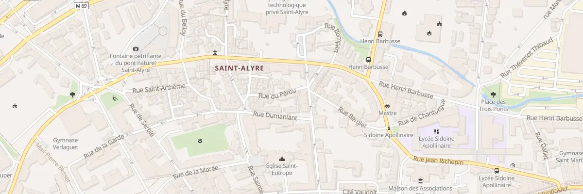 Plan du 24 Rue du Perou à Clermont-Ferrand