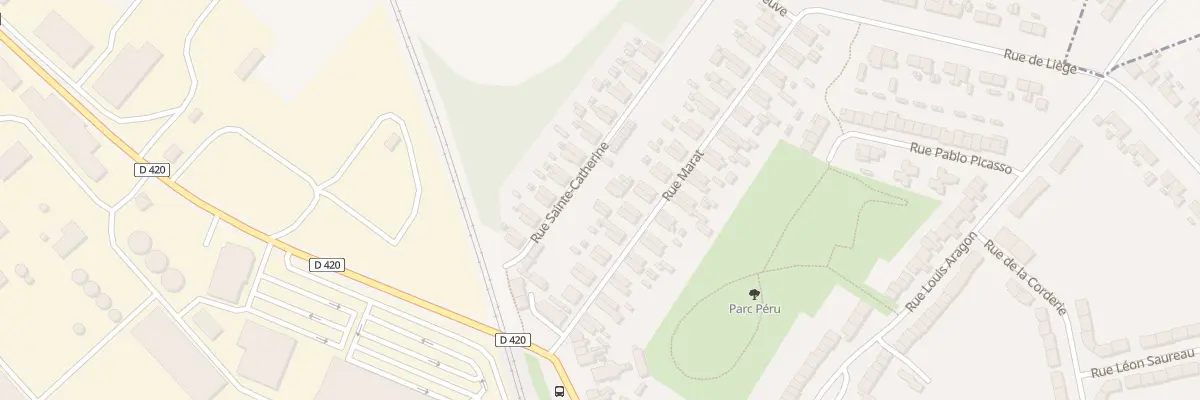 Plan du 17 Rue Marat à Auby