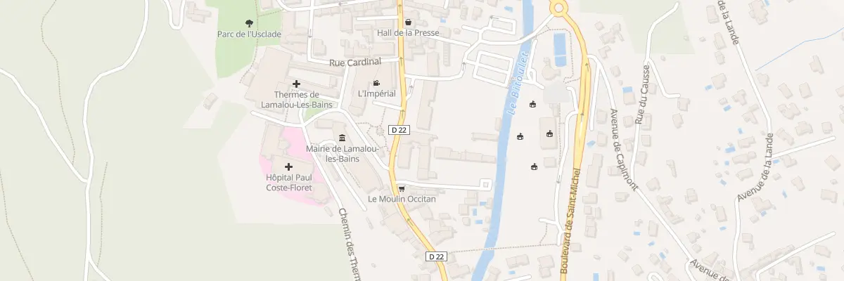 Plan du 27 Av Charcot à Lamalou-les-Bains