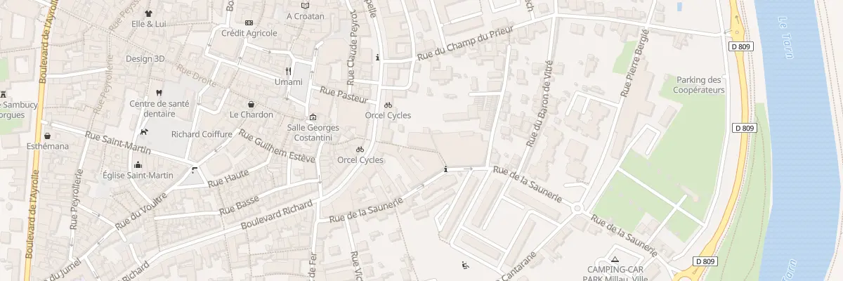 Plan du 44 Rue Arthur Deruy à Millau