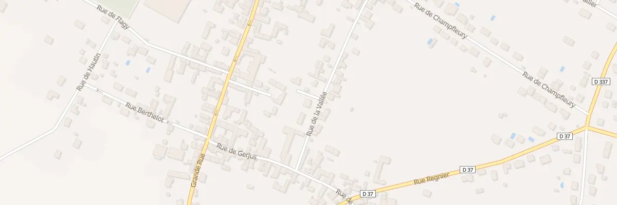 Plan du 16 Rue de la Vallée à Villeblevin