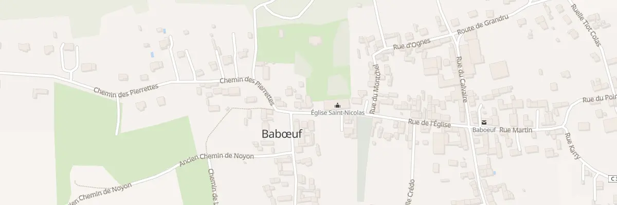 Plan du 31 Rue de l’Eglise à Babœuf