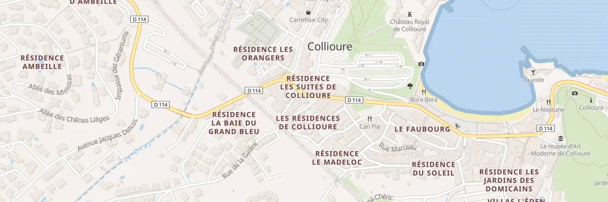 Plan du 9 Av Gen de Gaulle à Collioure