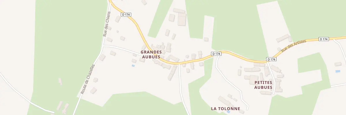Plan du 18 Rue des Artistes à Chaulgnes